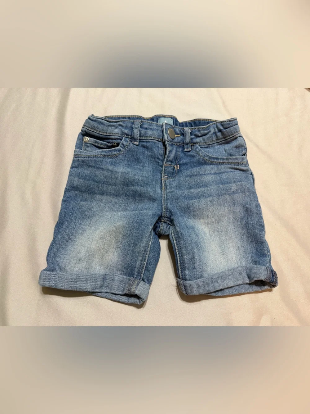 Lucky Brand Classic Blue Denim Shorts for Kids - Stretch Cotton Blend